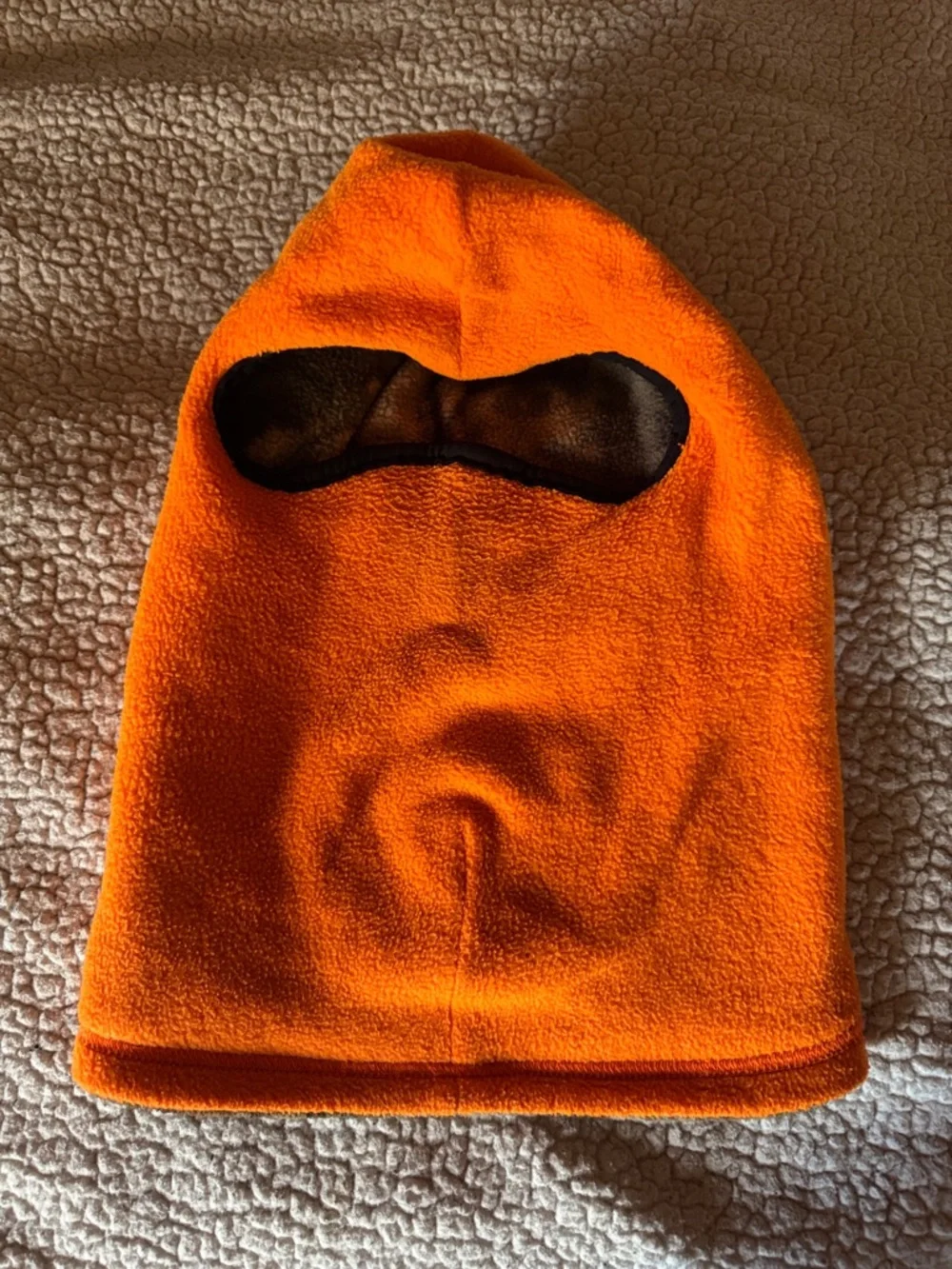 Cabela's Adult Camouflage Fleece Balaclava with Orange Lining